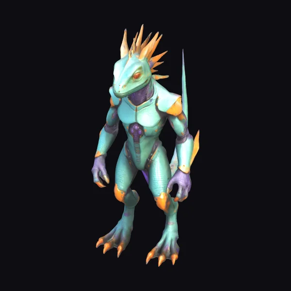 Cybernetic Lizard Creature