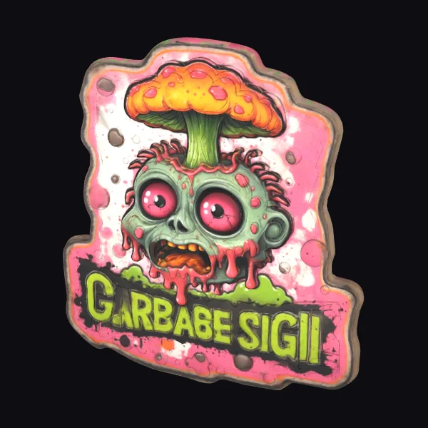 Zombie Mushroom Head