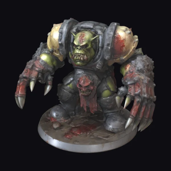 Orc Warrior Statue