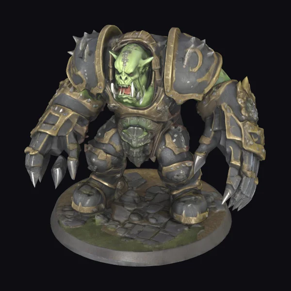 Orc Warlord in Armor