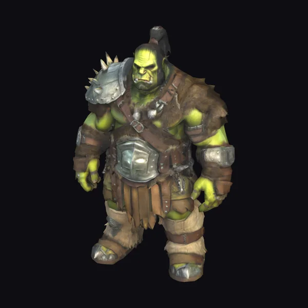 Green Orc Warrior