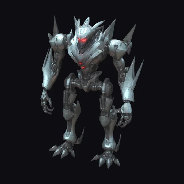 Spiked Metal Robot