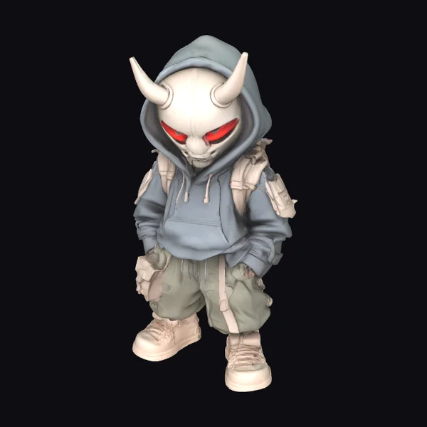 Hooded Oni Character