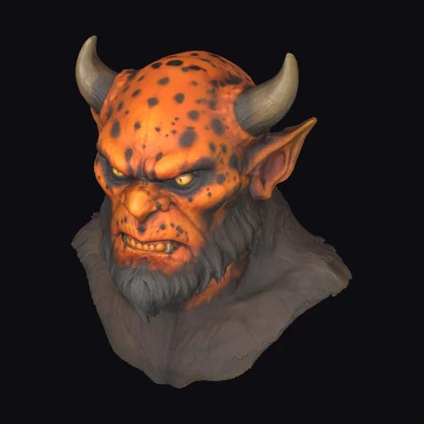 Demonic Creature Head