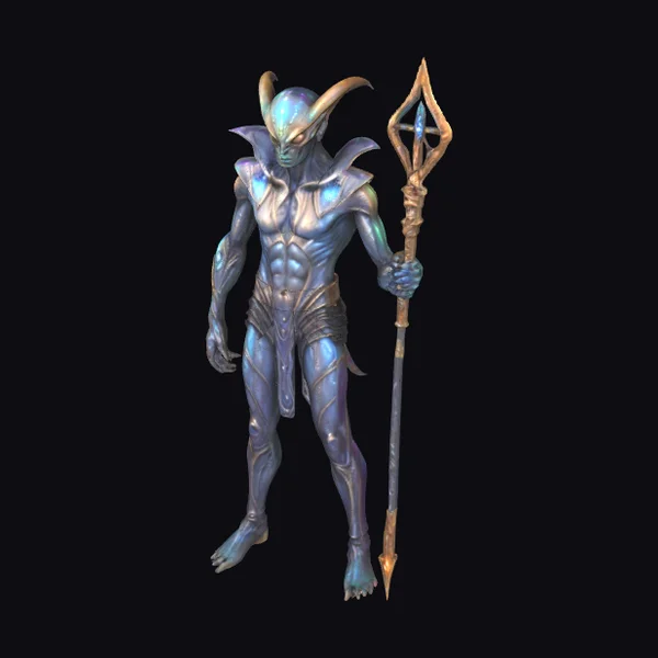 Elegant Alien Magician