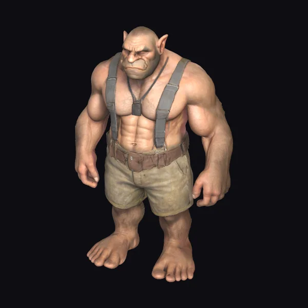 Muscular Ogre Warrior