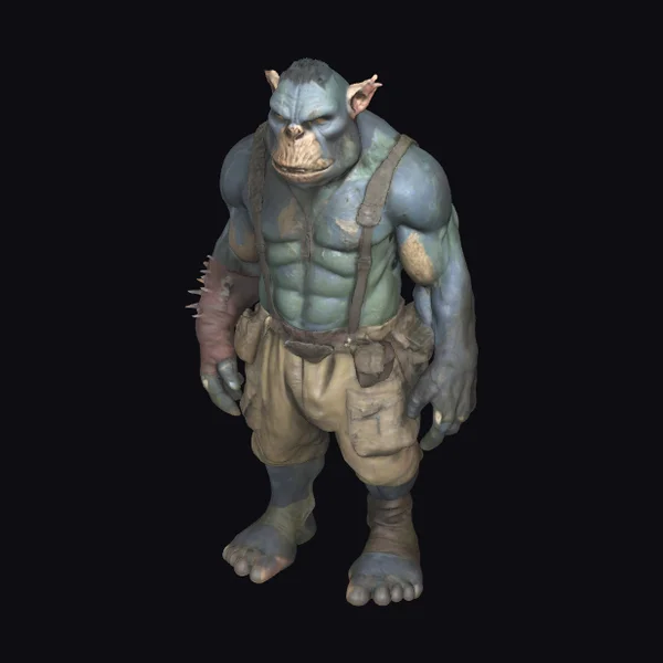 Muscular Orc Warrior