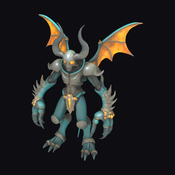 Teal Demonoid Warrior