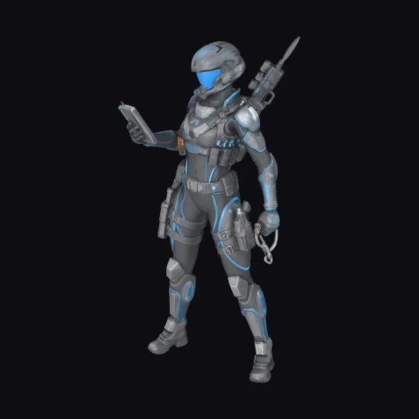 Futuristic SWAT Operative