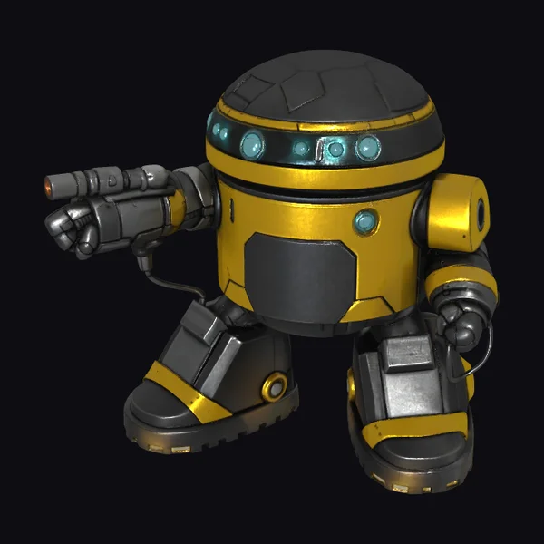 Gold Robot Scout