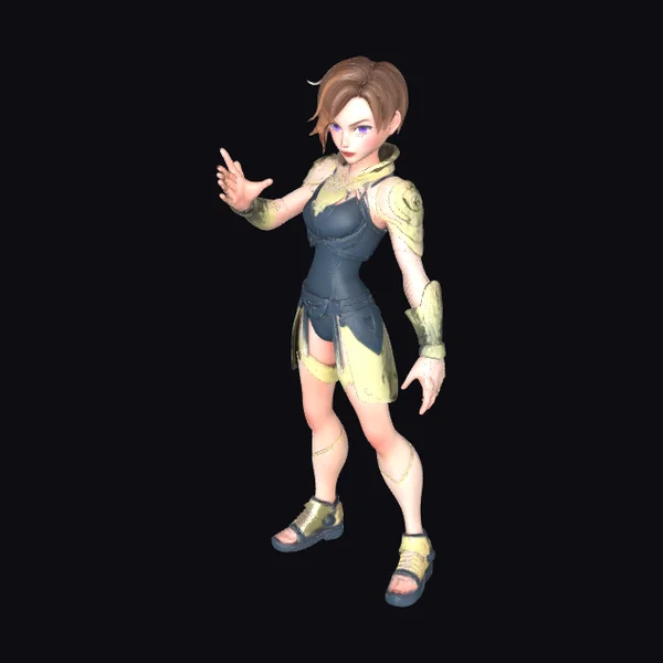 Caucasian Female Warrior