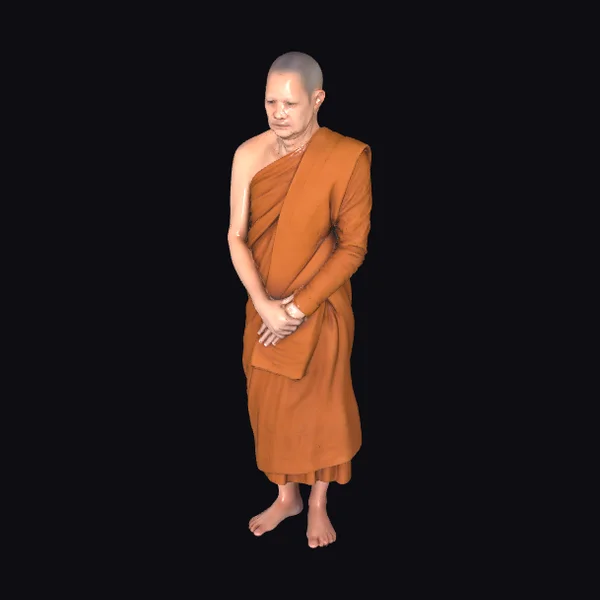 Monk in Orange Robe