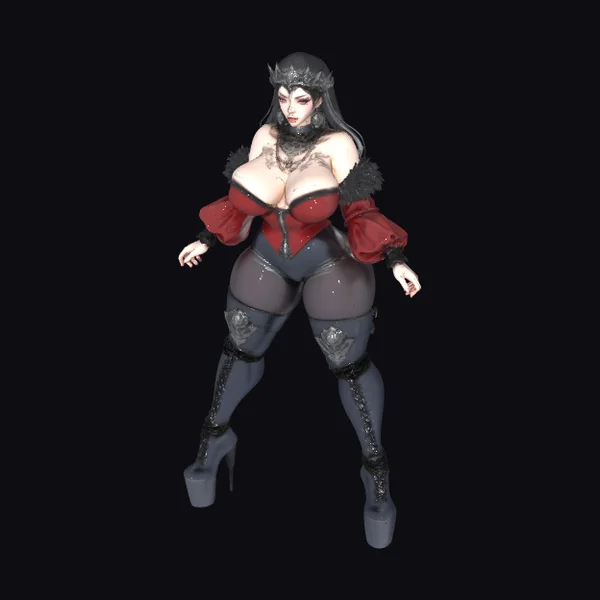 Dark Female Fantasy Character