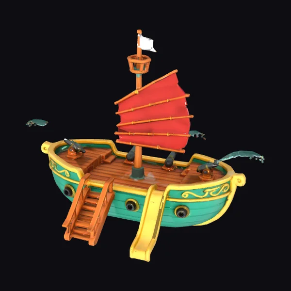 Playful Pirate Ship