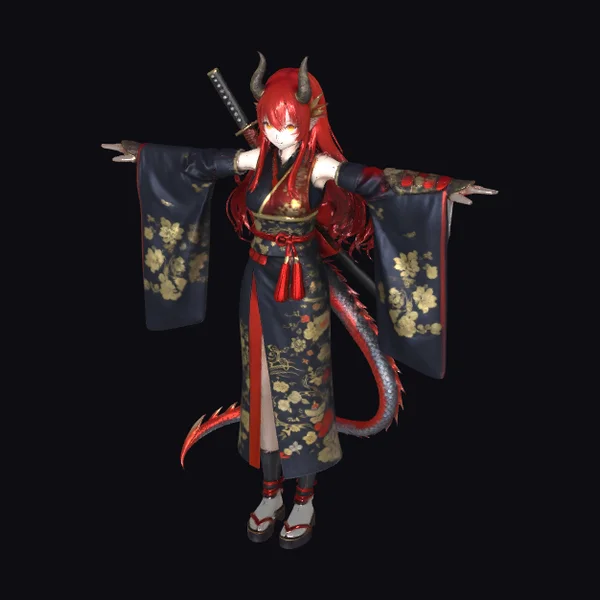 Dragon Empress Kimono