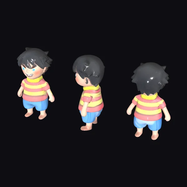 Crying Boy Character