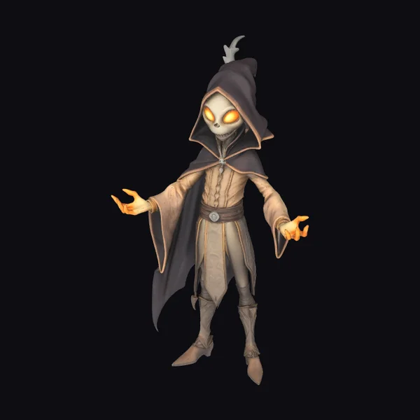 Mystic Hooded Figure