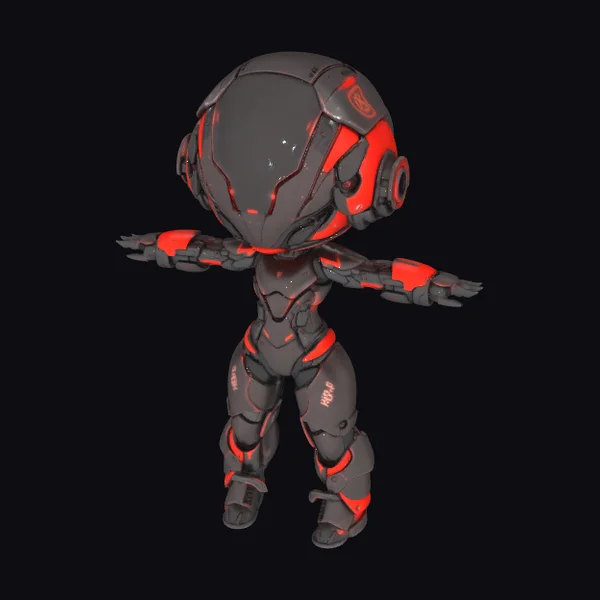 Robotic Child Figure