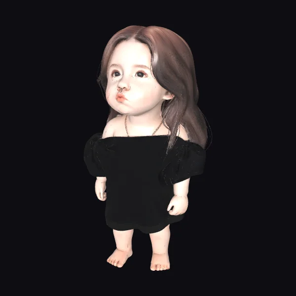 Little Girl in Black