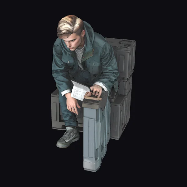 Teenager with Draft Notice