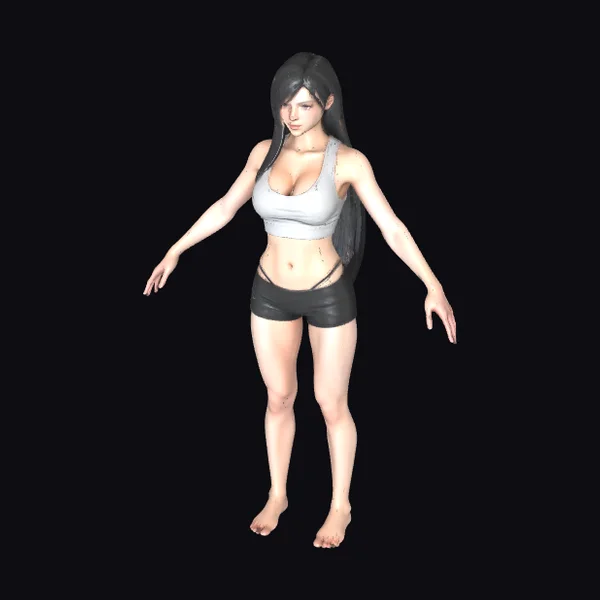 Barefoot Female Character