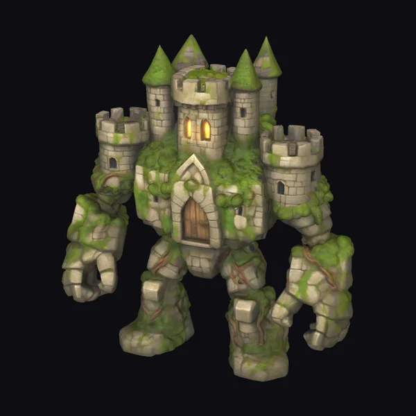 Mossy Castle Golem