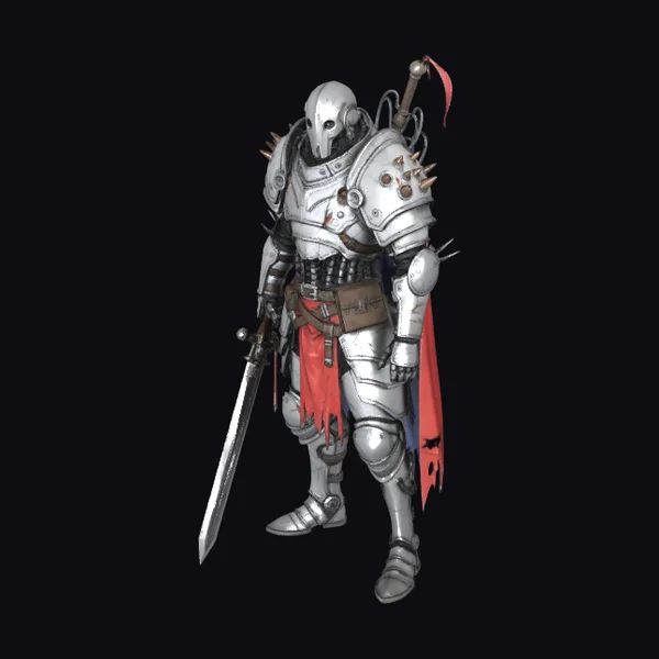 Armored Warrior with Sword