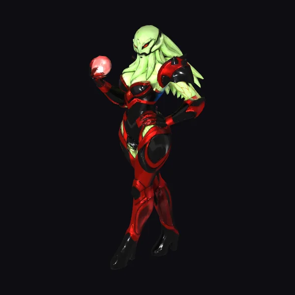 Alien Warrior Goddess