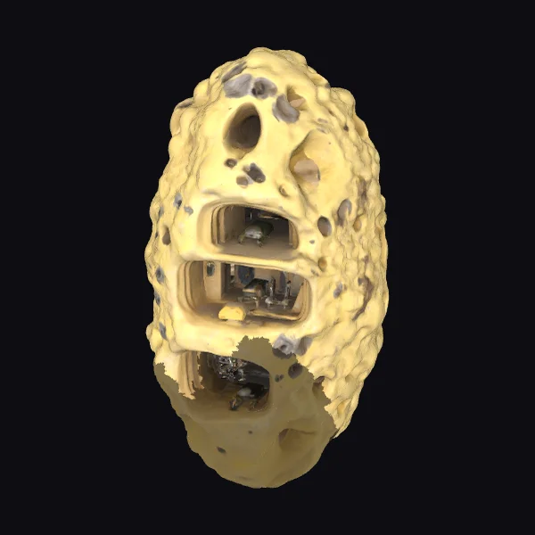 Irregular Ellipsoidal Asteroid