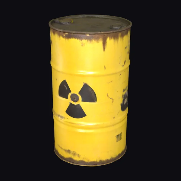 Yellow Radioactive Barrel