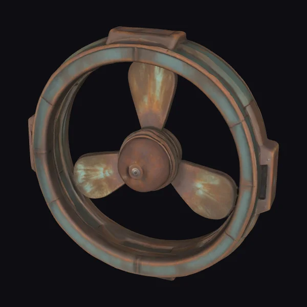 Rustic Industrial Fan
