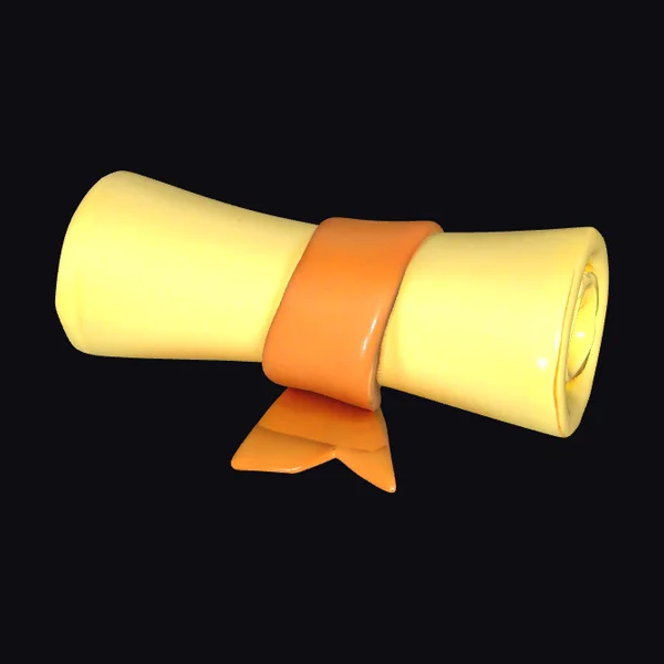 Yellow Parchment Scroll