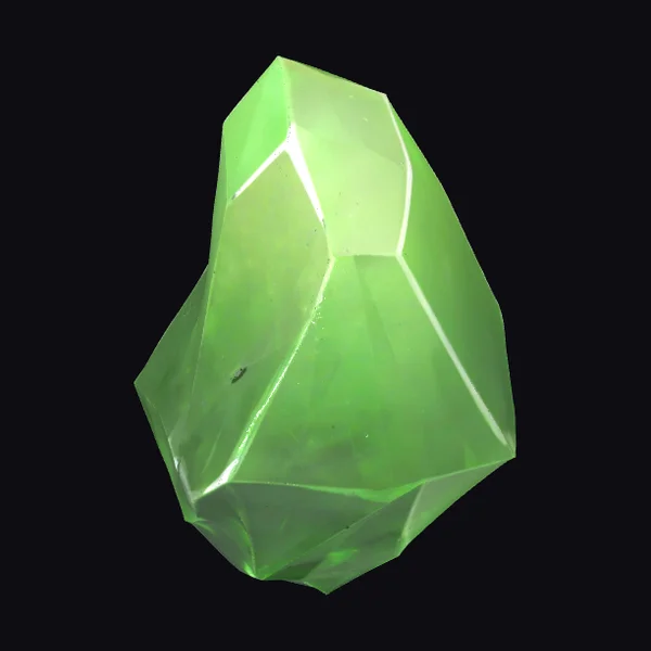 Glowing Green Crystal