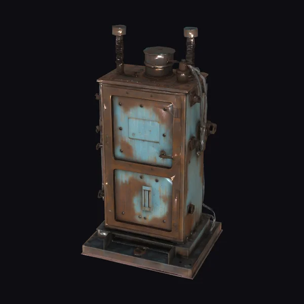 Rusty Power Utility Box