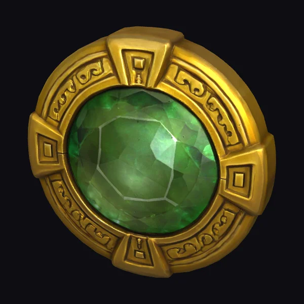Golden Emerald Emblem