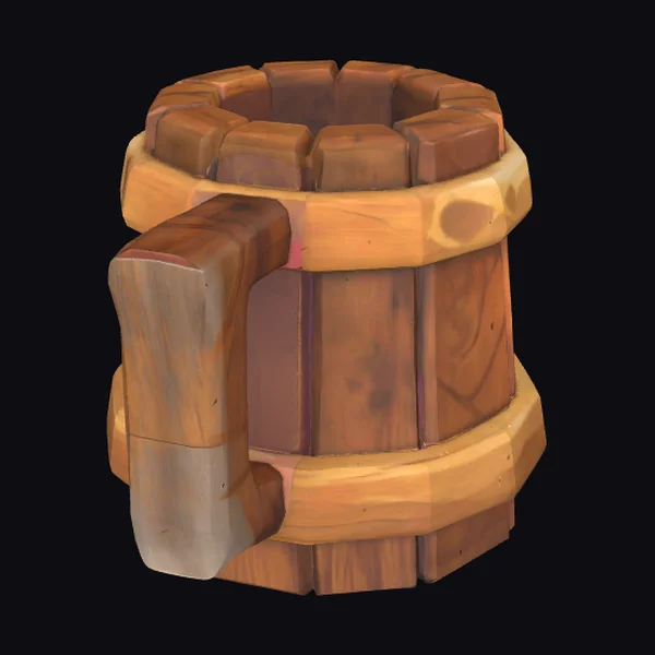Wooden Tankard Mug