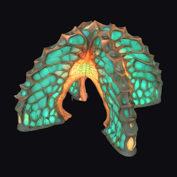 Bioluminescent Archway Organism