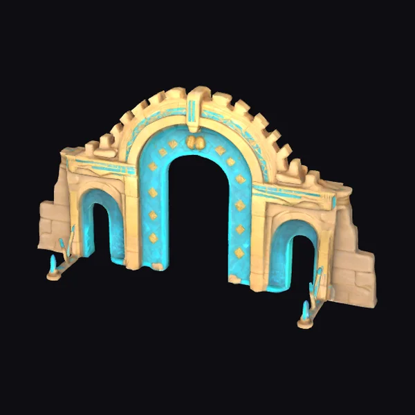 Ancient Pharaonic Gate Arch