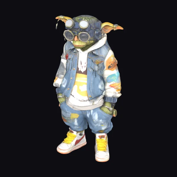 Steampunk Goblin Explorer