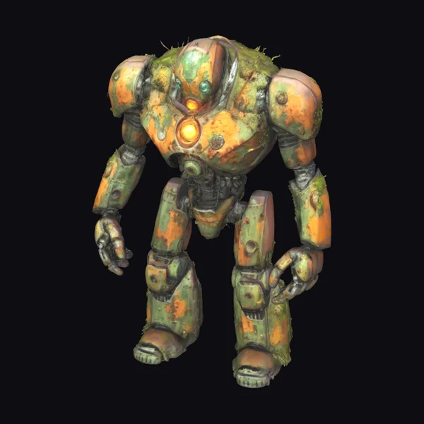 Rusted Sci-Fi Robot