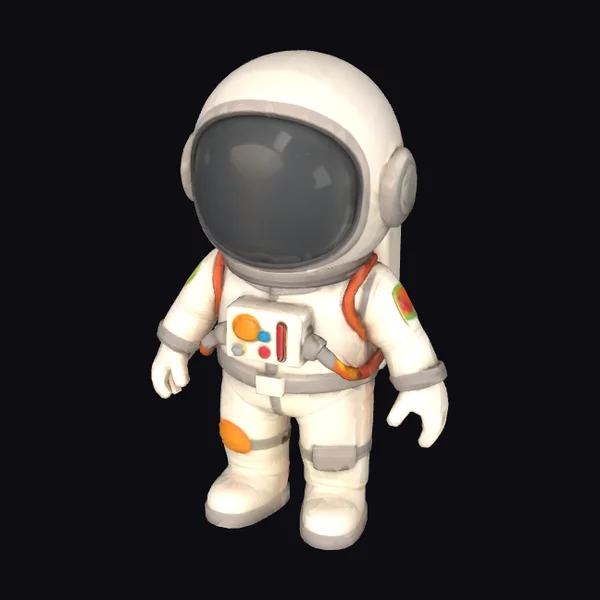Cartoon Space Astronaut Buddy