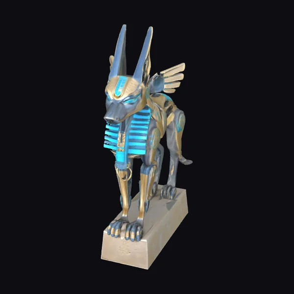 Anubis Biomechanical Statue