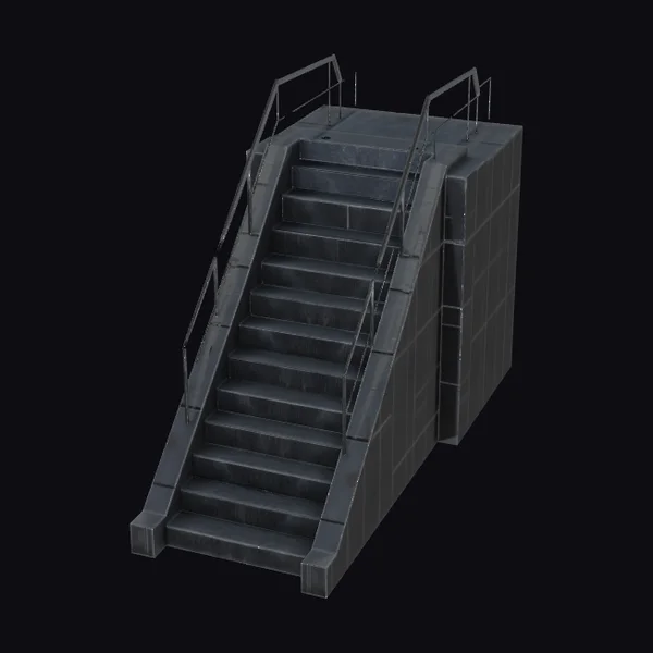 Industrial Concrete Staircase