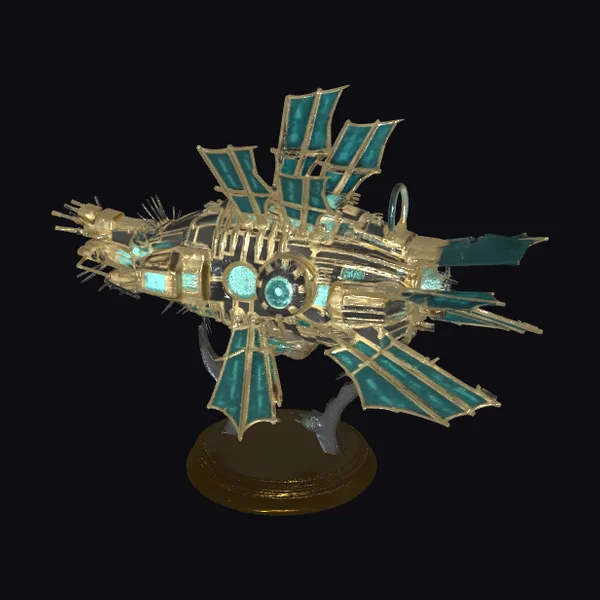 Steampunk Starship Model