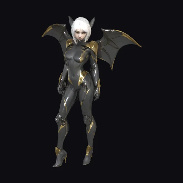 Black Batwoman Robot
