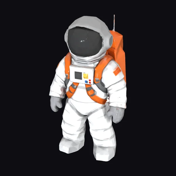 Polygonal Astronaut Suit