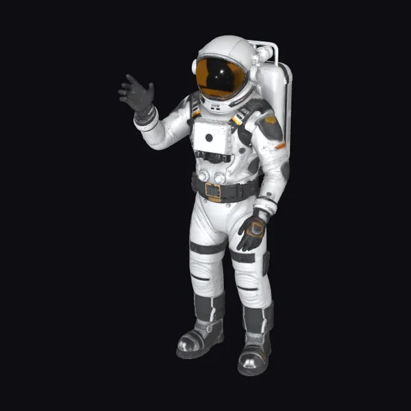 Astronaut in Advanced Spacesuit
