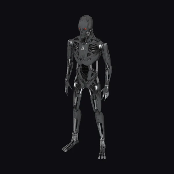 Cybernetic Humanoid Skeleton