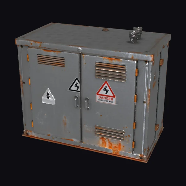 Rusty Electrical Utility Box