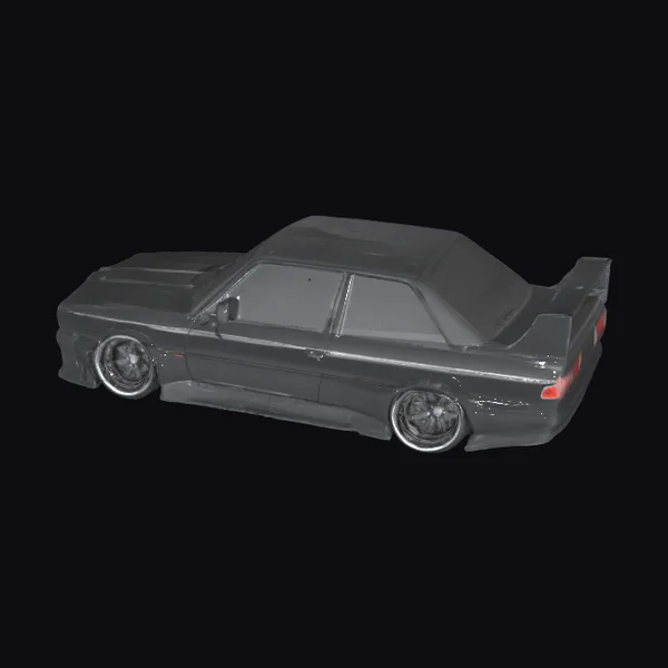 Sleek Black Sports Car